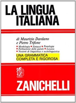 Lingua italiana. Grammatica