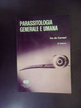 parassitologia generale e umana 10 edizione