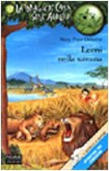 leoni nella savana