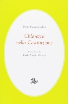 chiarezza nella costituzione
