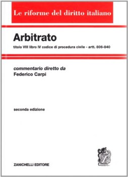 arbitrato (<b>7)<b> a cura di federico carpi
