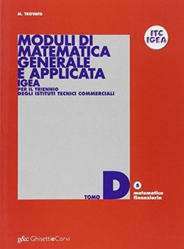 moduli di matematica gen appl. D