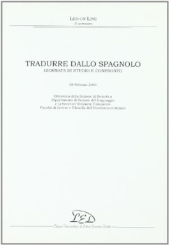 tradurre dallo spagnolo giornata di studio e confronto 28 febbraio 2003