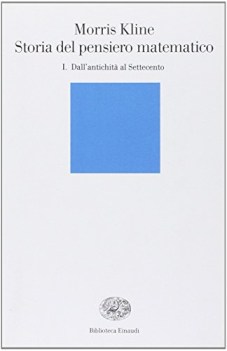 storia del pensiero matematica vol 1 dall\'antichita al settecento
