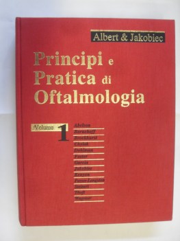 principi e pratica di oftalmologia vol. 1