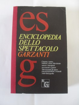enciclopedia garzanti dello spettacolo
