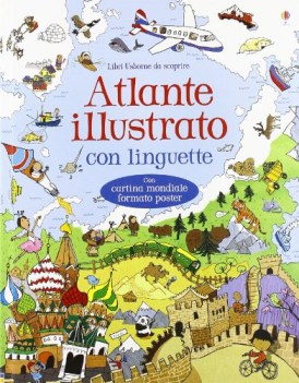 atlante illustrato con linguette